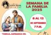 Semana de la Familia con invitados especiales en la parroquia María Reina de La Paz
